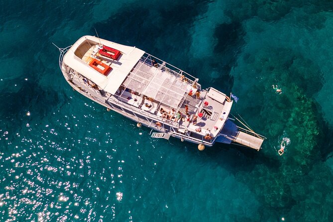 Rhodes Bay to Bay Swim Cruise-Greek Buffet w/wine included - Kallithea Springs: Reddish Water, Italian Architecture, and a Free Sea-Side Visit