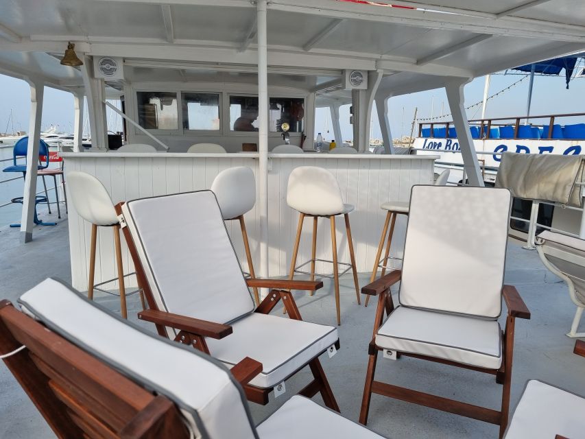 Rhodes: Bay to Bay Swim Cruise with Greek Buffet and Wine - Anthony Quinn Bay: snorkeling, wildlife sightings, and top-deck vibes