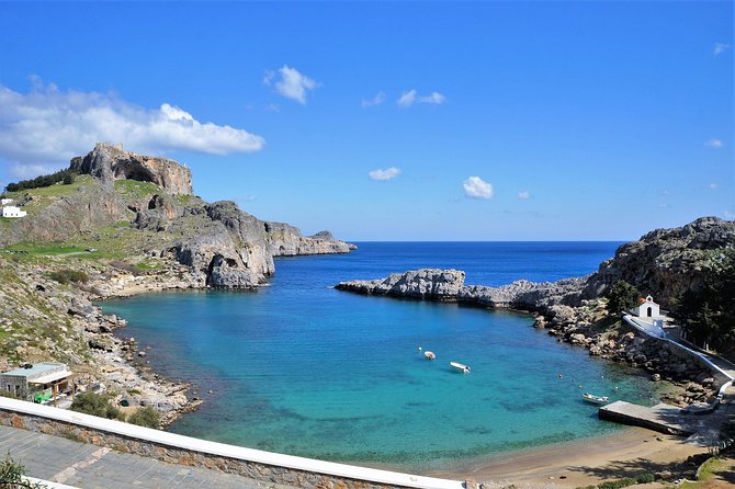 RHODES BEST FIRST IMPRESSION FOR CRUISE SHIP VISITORS - 4 people - Anthony Quinn Bay: Swim-Friendly, With a Crowd Backup Plan