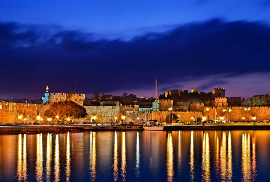 Rhodes By Night - Pickup at 15:00–16:00, then straight to the Old Town gate