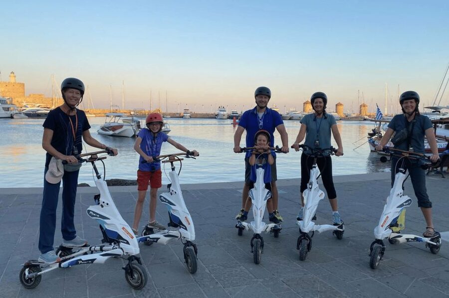 Rhodes: City Highlights and Medieval Town Trikke Tour - Mandraki Harbour: Deer, Lighthouse Views, and the Colossus Location