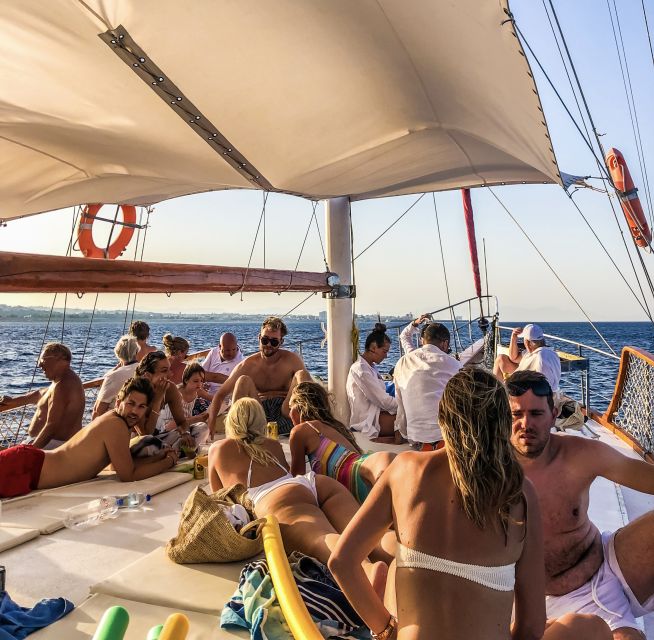 Rhodes: Cruise with 3 Stops, Lunch and Unlimited Drinks - Rhodes cruise in plain terms: what this day feels like