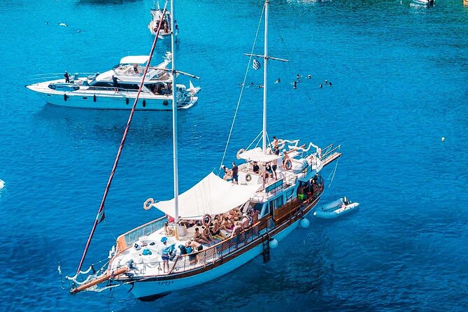 Rhodes Day Cruise (with lunch & unlimited drinks) 5,5 Hours - Stop 1: Afandou Beach for a Calm Swim and a Proper Lunch Setup