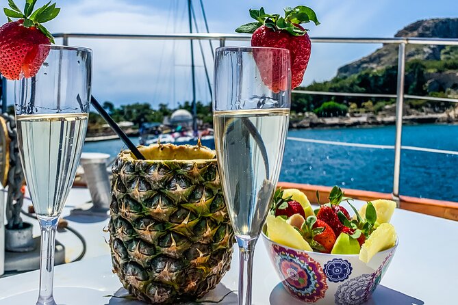 Rhodes Day Cruise (with lunch & unlimited drinks) 5,5 Hours - Price and What You Really Get for $72.56