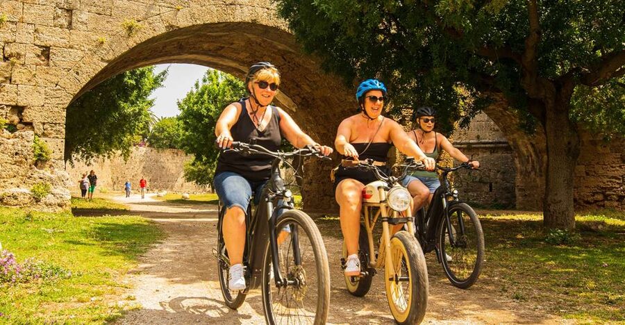 Rhodes: E-bike Highlights Sunset or Morning Photo Tour - From the first coffee to first pedal: what the tour feels like