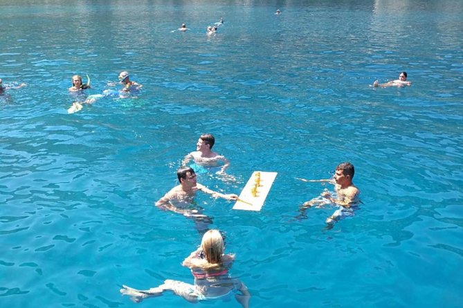 Rhodes Exclusive Swim Cruise Cocktail Open bar & Gourmet Buffet - Stop 1: Kallithea Springs for a Morning Swim and a Cretan-Italian Spa Setting