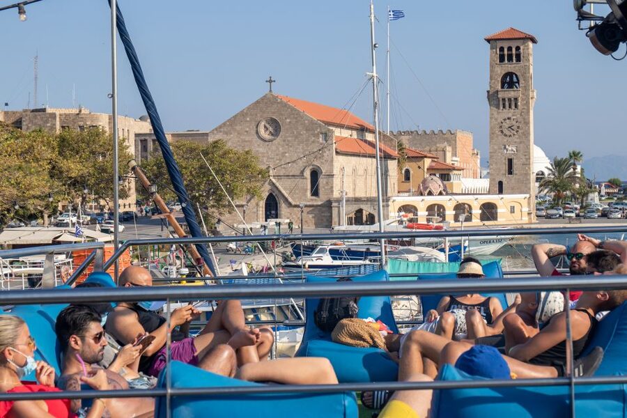 Rhodes: Full Day East Coast Bay to Bay Boat Trip with Lunch - Tsambika Bay Beach Time: The 2-Hour Swim Window Plus Lunch