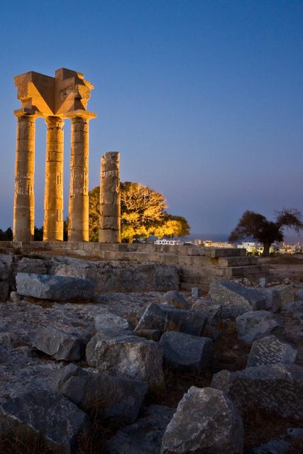 Rhodes: Guided Rhodes City By Night with Live Music & Dinner - UNESCO Old Town: The 30-Minute Guided Walk, Dessert, and Then You Go Your Own Way