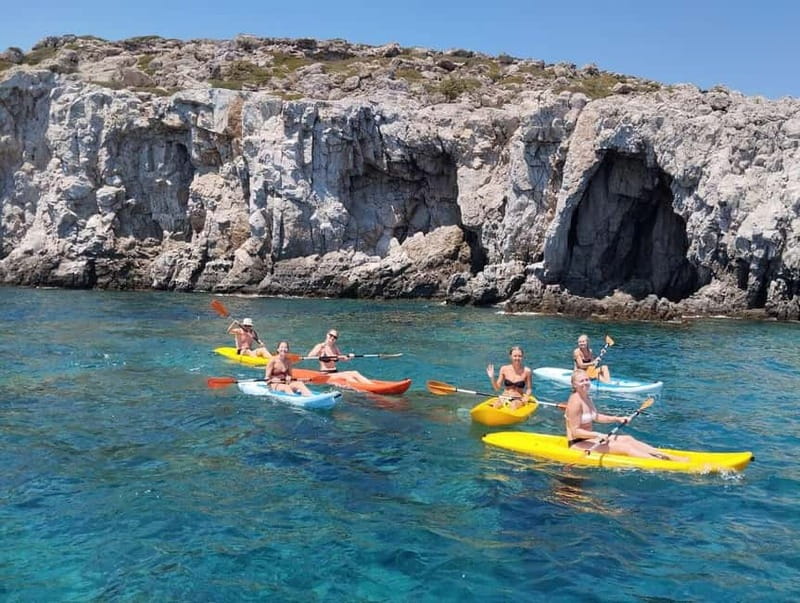 Rhodes: Gulet Trip with Food, Drinks, SUP, Kayak & Swimming - What the Crew Style Feels Like on the Water