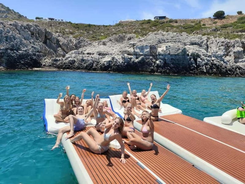 Rhodes: Gulet Trip with Food, Drinks, SUP, Kayak & Swimming - Anthony Quinn Bay: Where Emerald Water Meets Swim Time