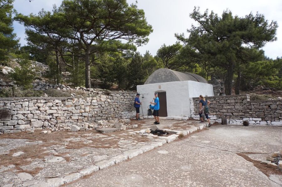 Rhodes: Hiking Tour to the Summit of Akramitis with Photos - Stop for stories and photos at the St John chapel