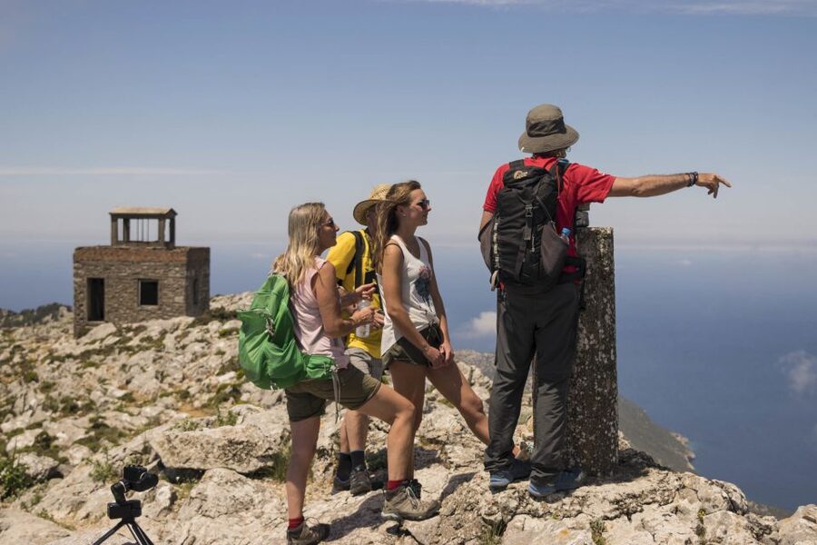 Rhodes: Hiking Tour to the Summit of Akramitis with Photos - The start in Monolithos: meeting point and pickup reality check