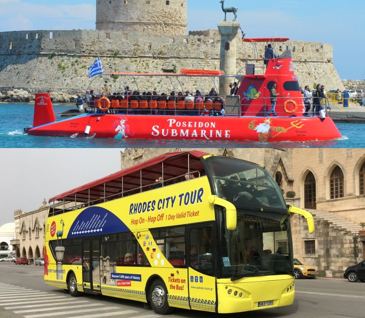 Rhodes: Hop-on Hop-off Bus and Submarine Tour - Key things that make this tour work