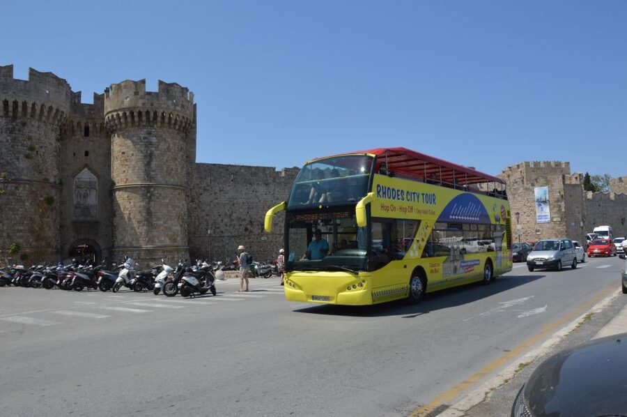 Rhodes: Hop-on Hop-off Bus and Submarine Tour - The main downside to plan around