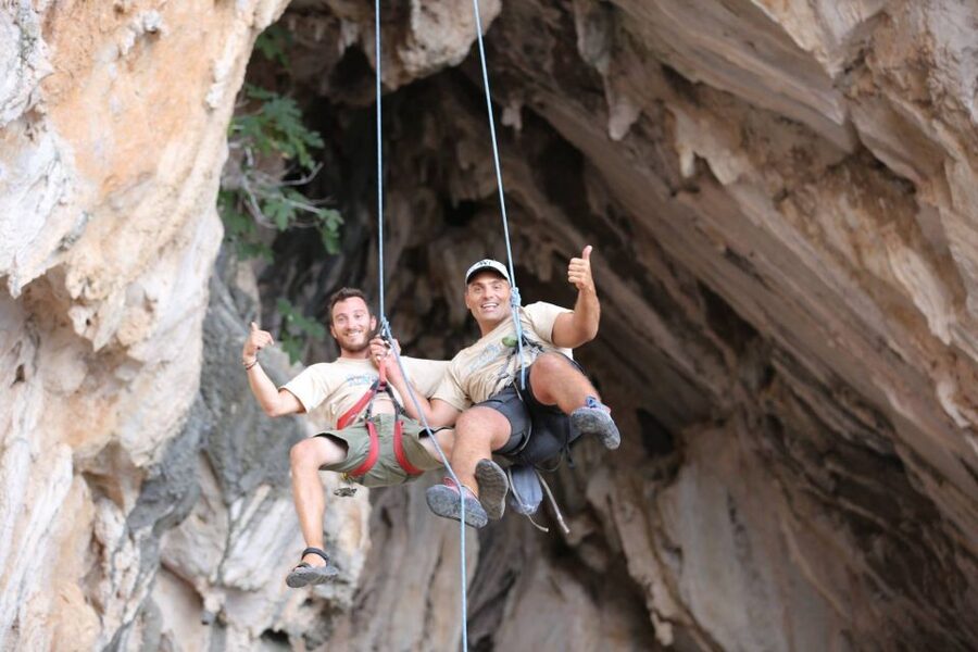 Rhodes: Ladiko Bay Rock Climbing and Rappelling Experience - Cool Off After: Ladiko Bay or Anthony Quinn Swim