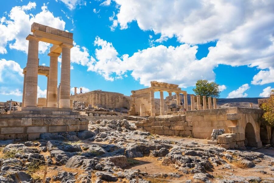 Rhodes: Lindos Acropolis Entry Ticket & Optional Audio Guide - The Acropolis top: Temple of Athena Lindia and the views that make you stop