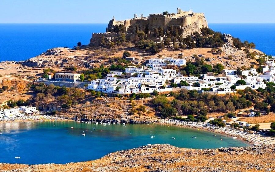 Rhodes: Lindos Cruise with 2 Swim Stops - The Lindos Stretch: When the Cruise Becomes Your Break