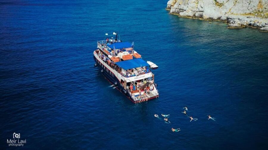 Rhodes: Lindos Cruise with 2 Swim Stops - Tsambika Beach Swim: The Blue-Lagoon Feel on the Return