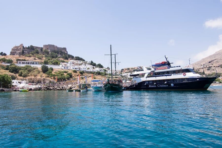 Rhodes: Lindos Cruise with 2 Swim Stops - Onboard Comfort and the Bar: What’s Included vs. What You’ll Buy