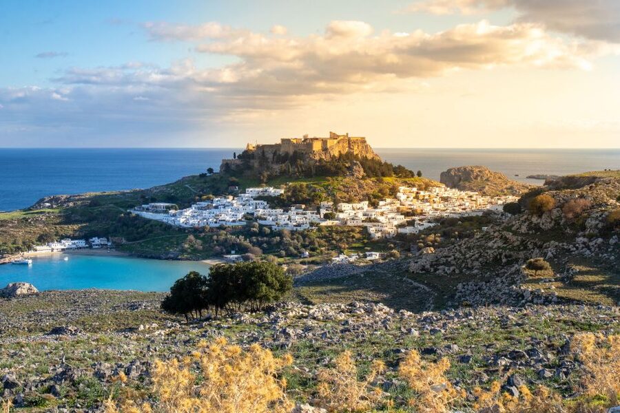 Rhodes: Lindos Evening Escape & 4 Hours Free Time - Krana Square parking: where you’ll start your Lindos evening