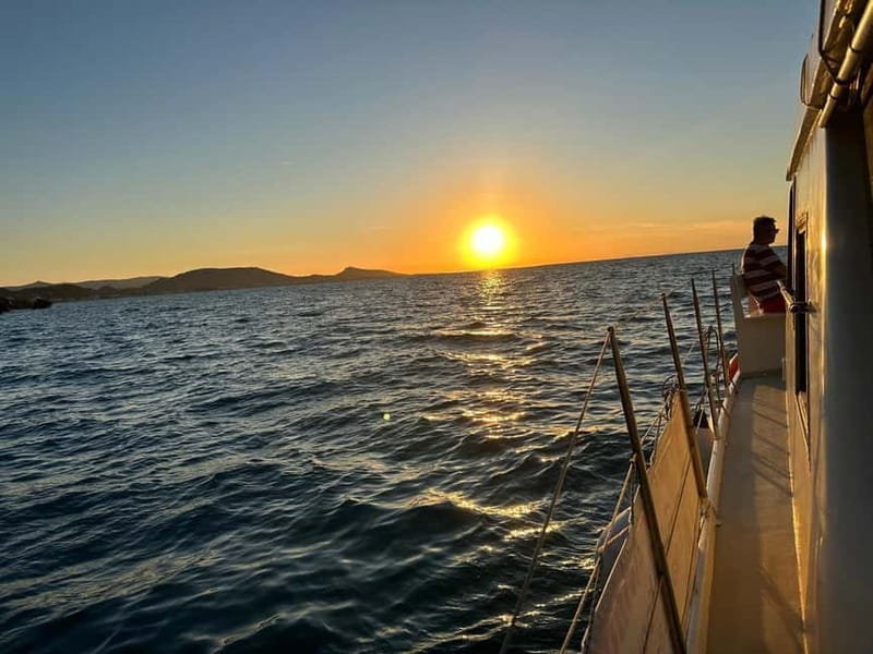 Rhodes: Private Sunset Cruise with Swimming & Snorkeling - Antony Quinn Bay and Ladiko Bay on the Premium Route