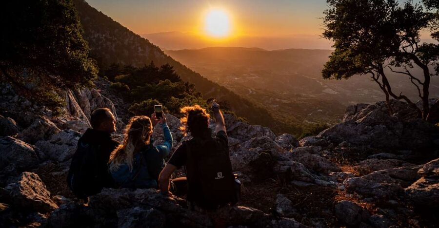 Rhodes: Profitis Ilias Guided Sunset Hike - The Sunset Break: A View That Rewards Your Pace