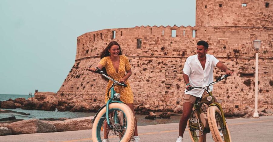Rhodes: Retro eBike Highlights Tour w/ Personal Photographer - Why Rhodes Town feels made for a retro e-bike