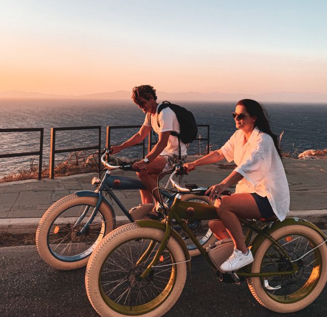 Rhodes: Retro eBike Highlights Tour w/ Personal Photographer - Rhodes Town and the sunset finish: where the tour payoff lands