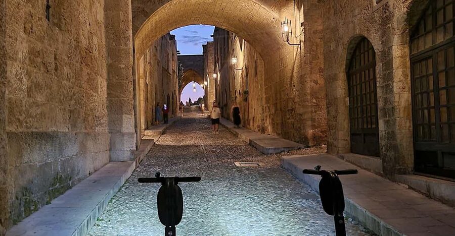 Rhodes: Rhodes by night Segway route - Photo stops that don’t derail the tour (and guide help if you’re camera-light)