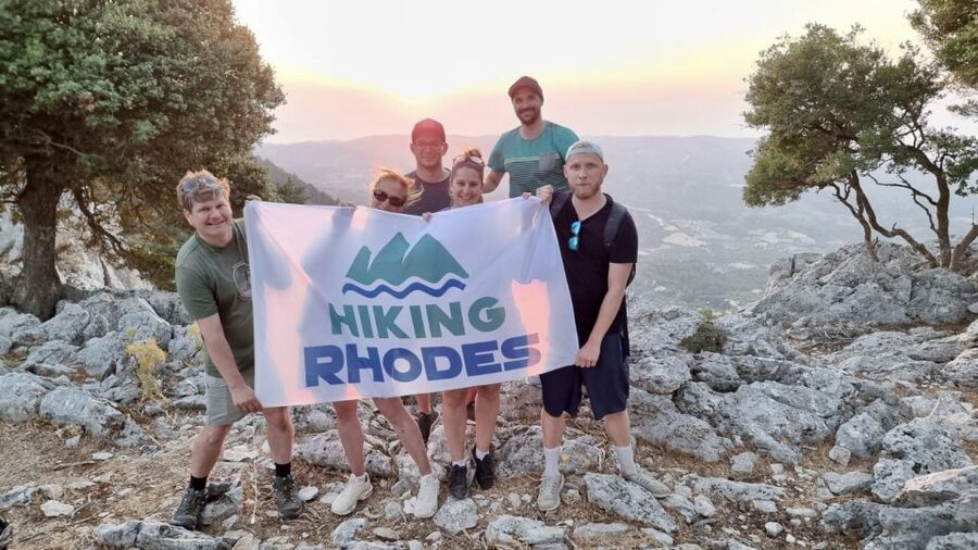 Rhodes: Salakos-Profitis Ilias Hike with Sunset - Downhill again: same route, different feel