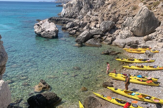 Rhodes Sea Kayaking Adventure small groups incl.Transfer & snack - The Guides Make It Feel Like a Day Out, Not a Workout