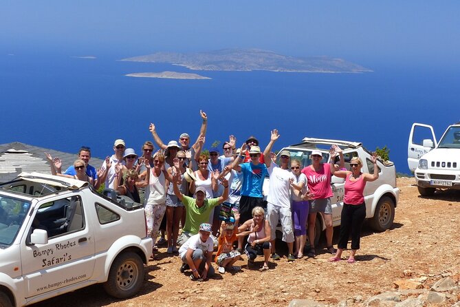 Rhodes Self Drive 4x4 Safari Adventure - North pick ups - Getting Oriented at Psinthos: Safety, Seats, and the First Stop