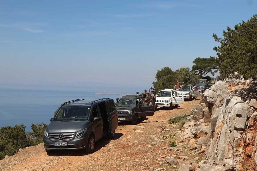 Rhodes: Self Drive 4x4 safari - Pick ups South - Pickup, then East Coast cruising toward Lindos and Pefkos