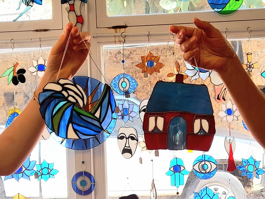 Rhodes: Stained glass workshop - Pattern Selection: Choose Up to 10 Pieces (Size Matters)