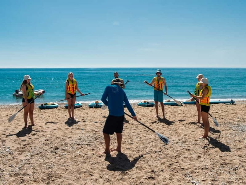 Rhodes: Stegna Beach Stand Up Paddleboarding Lesson - What Happens in the First Minutes: Your SUP Setup and Safety Check