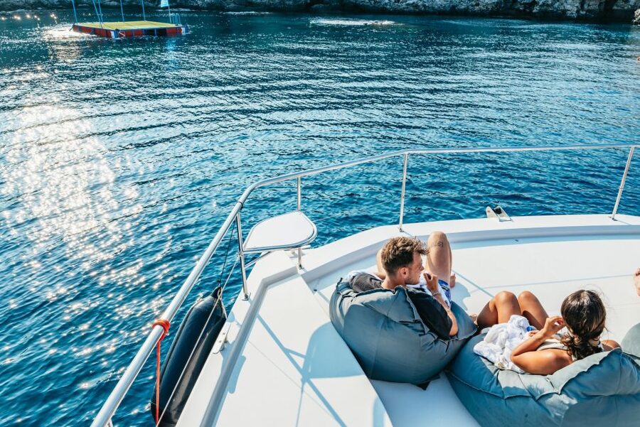 Rhodes: Sunset Catamaran Cruise with Dinner Buffet & Drinks - Getting to the start: Mandraki Harbor and the fast check-in feel