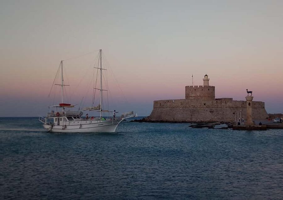 Rhodes: Sunset Cruise w/ Gourmet Buffet, Drinks & Live Music - The Cruise Along Rhodes: Coast Views You Can’t Get from Shore