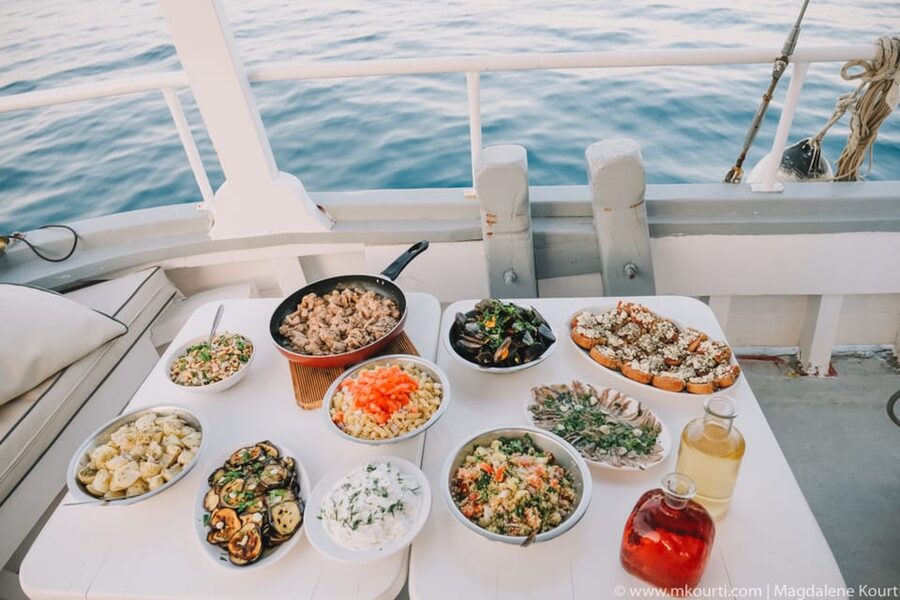 Rhodes: Sunset Cruise with Live Music, Wine & Greek Buffet - Quick Tips So Your Evening Flows Smoothly