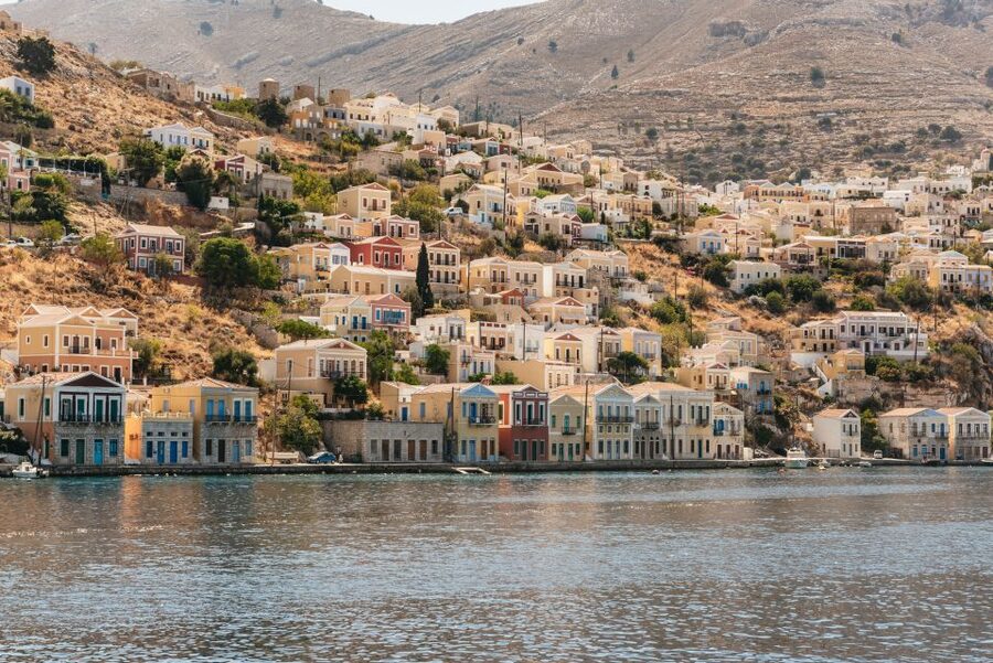 Rhodes: Symi Island & Panormitis Monastery Day Trip by Boat - Symi Town free time: colorful houses, shops, and the fun train