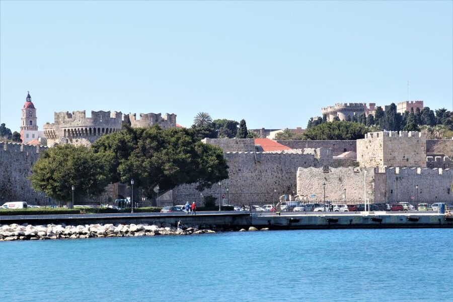 Rhodes Town and Lindos: Private Minibus Tour - Rhodes Town: Town Hall to Mandraki windmills in one panoramic drive