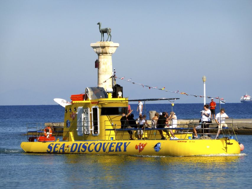 Rhodes Town: Yellow Submarine Cruise with Underwater Views - Yellow Submarine vs a real submarine: what you’re actually riding
