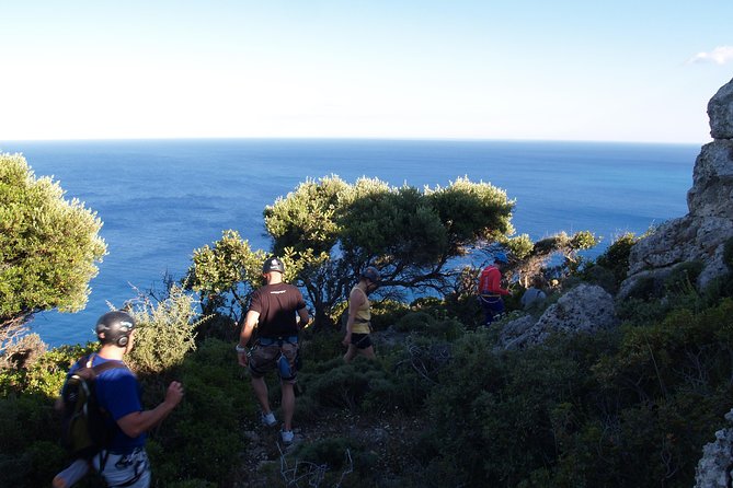 Rock Climbing & Rappelling for the real thrill seekers! - Climbing on Rhodes: bolted routes, coaching, and real variety