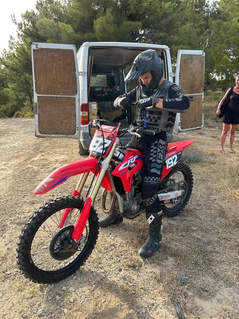 Rodos: Rent a Motocross bike - How the session runs: from meet-up to 2.5 hours of riding
