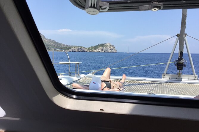 Sailing Catamaran day cruise - Rhodes with lunch & drinks - The private catamaran difference on Rhodes