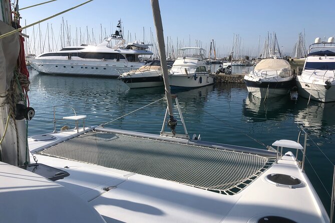 Sailing Catamaran day cruise - Rhodes with lunch & drinks - Space, comfort, and the family-friendly reality