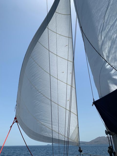 Sailing tour around Lindos with food and drinks - Agathi Caves: Snorkel Time in an Easy-to-Explore Setting