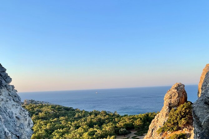 Small group hiking from Pefkos to Navarone Bay at sunrise - Beyond the Viewpoint: Steep Slopes, Pine Forest, and Sea-Neighbor Trails