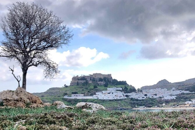 Small Group Hiking in Lindos - From Vlycha to the Rocky Start: Donkeys and Early Climb
