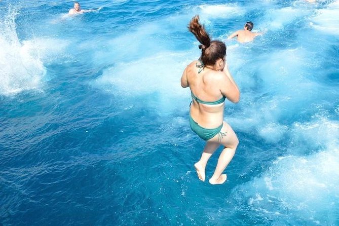 Sun & Sea All Inclusive 3 Hour Swimming Cruise (WITH PICK UP SERVICE) - Anthony Quinn Bay: Movie Footage Views and a Cave Swim