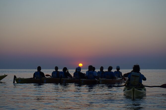 Sunrise Sea Kayaking Experience with Breakfast - Stop 1: Ladiko Beach swim time and snorkeling setup